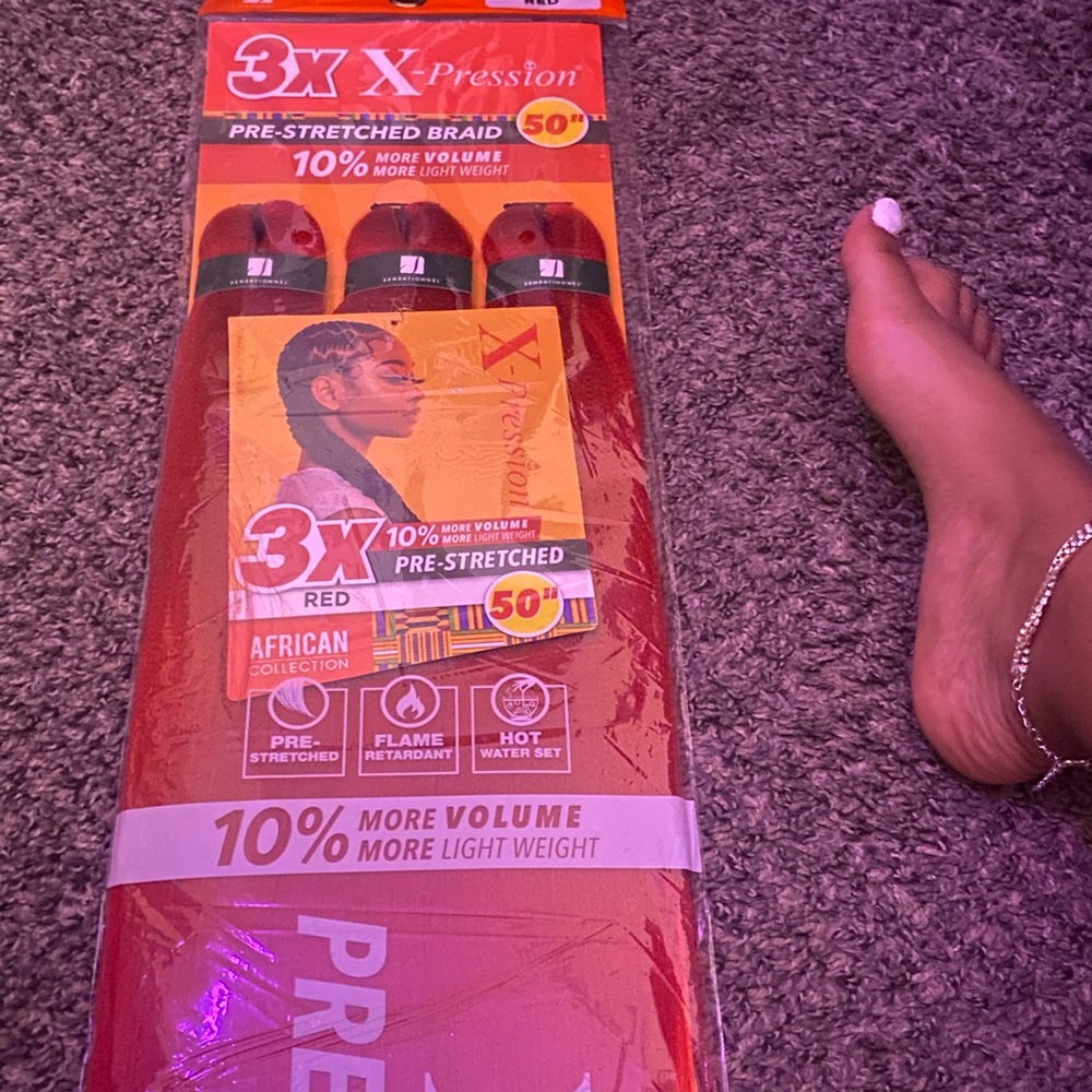 The installation time for braided hairstyles by already being stretched to 50”.